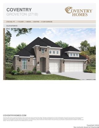 New construction Single-Family house 5777 Satchel Trail, New Braunfels, TX 78130 Groveton (2718-CM-50)- photo