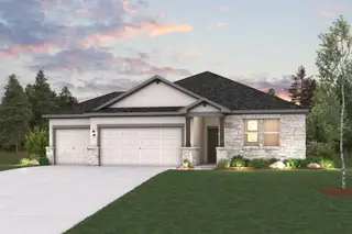 New construction Single-Family house 187 Paddle Wheel Path, Kyle, TX 78640 plan Geneva 10' - image