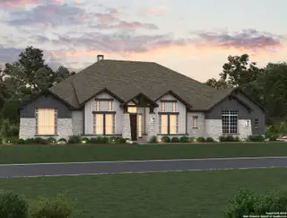 New construction Single-Family house 10679 Chestnut Warbler, New Braunfels, TX 78132 plan Cobe - image