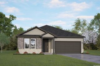 New construction Single-Family house 8739 Thyme Mdw, Elmendorf, TX 78112 plan The Daphne J - image