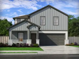 New construction Single-Family house 136 Woodbrook Dr, Georgetown, TX 78626 plan The Winedale (880) - image