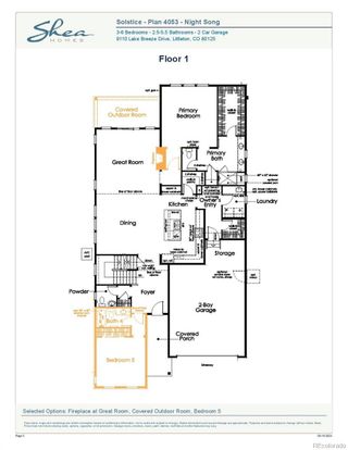 New construction Single-Family house 9088 Star Fall Circle, Littleton, CO 80125 - photo