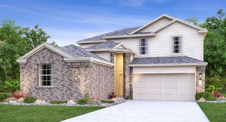 New construction Single-Family house 1632 Flying Horseshoe Bnd, Georgetown, TX 78628 plan Hudson II - image