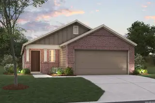New construction Single-Family house 1673 Viola Ln, New Braunfels, TX 78130 plan Magnolia - 30' Smart Series - image