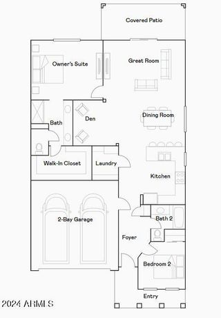 New construction Duplex house 24969 N 173Rd Ln, Surprise, AZ 85387 Dusk Plan 3568- photo