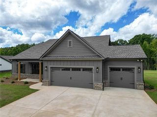 New construction Single-Family house 417 Weslyn Dr, Social Circle, GA 30025 plan (GA)Carson A 2 Front Entry - image