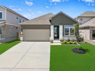 New construction Single-Family house 412 Amista Dr, Liberty Hill, TX 78642 plan Upton - image