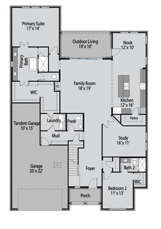 New construction  house 2924 Manchester Ct, Celina, TX 75009 plan Presidio - image