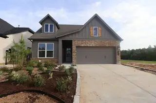 New construction Single-Family house 1935 El Pino St, Todd Mission, TX 77316 plan The Carrollton - image