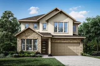 New construction Single-Family house 320 Marisol Bnd, Georgetown, TX 78626 plan Rowan - image