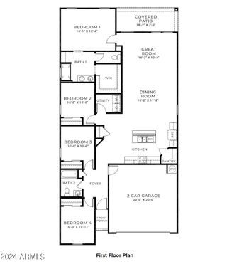 New construction  house 38100 W Frascati Ave, Maricopa, AZ 85138 plan Gaven - image