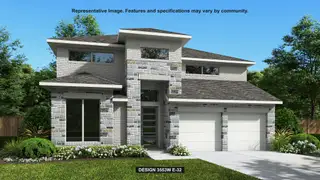 New construction Single-Family house 133 Burke St, Liberty Hill, TX 78642 plan 3553W - image