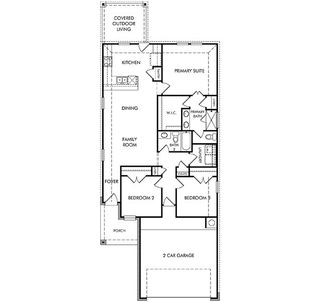 New construction Single-Family house 212 Outlaw Dr, Liberty Hill, TX 78642 plan The Teton (320) - image