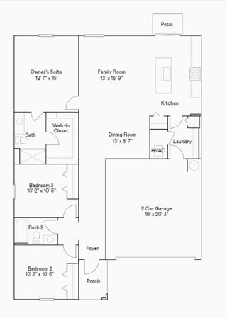New construction  house 2405 Bluestone Rd, Haines City, FL 33844 plan Bloom - image