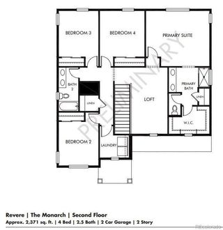 New construction Single-Family house 4664 Sugarcane St, Johnstown, CO 80534 plan The Monarch - image