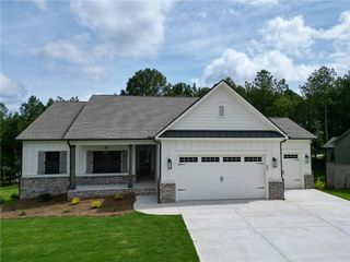New construction Single-Family house 65 River Rdg Walk, Monroe, GA 30656 plan (GA) Carson A 3 Front Entry - image