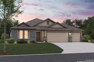 New construction Single-Family house 105 Greeley Dr, Floresville, TX 78114 plan Ellsworth - image