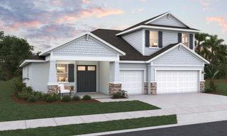 New construction Single-Family house 17393 Valleywood Pkwy, Land O' Lakes, FL 34638 plan Boca II W/ Bonus - image