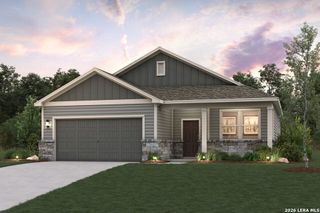 New construction Single-Family house 7953 Coffee Ml, San Antonio, TX 78252 plan Bowie - 1786 - image