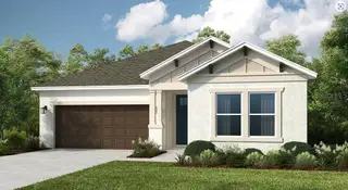 New construction Single-Family house 33618 Castaway Lp, Wesley Chapel, FL 33543 plan Antigua - image