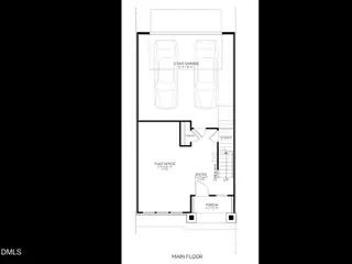 New construction Townhouse house 2403 Adrift Rd, Fuquay Varina, NC 27526 plan Cora - Midtown Collection - image