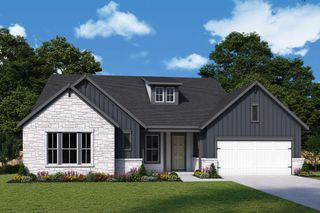 New construction Single-Family house 155 Rees Landing Rd, Spicewood, TX 78669 plan The Rockmoor - image