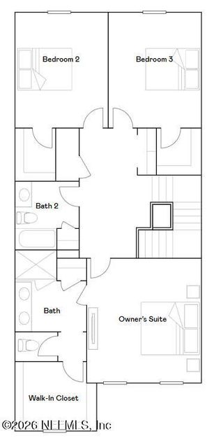 New construction Townhouse house 4012 Lingo Ln, Jacksonville, FL 32257 plan Wigeon - image