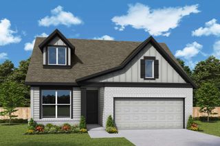 New construction Single-Family house 2006 Lobo Ct, Todd Mission, TX 77316 plan The Carrollton - image