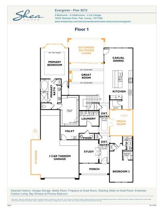 New construction Single-Family house 15703 Hoptree Heights Ln, Conroe, TX 77302 plan 5072 Elevation D - image
