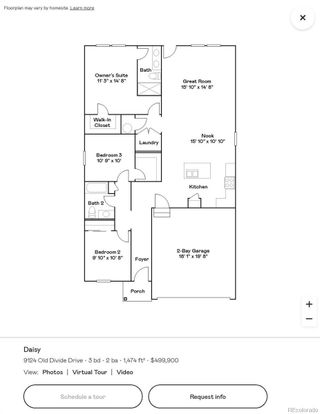 New construction Single-Family house 9124 Old Divide Dr, Colorado Springs, CO 80908 plan Daisy - image