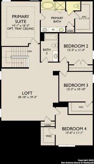 New construction Single-Family house 7115 Lower Xing, San Antonio, TX 78252 plan Wyatt - image
