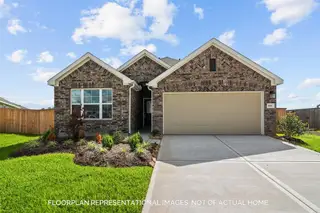 New construction Single-Family house 986 Garden Path Dr, Willis, TX 77378 plan Freestone - Smart Series - image