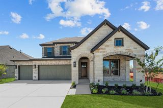 New construction Single-Family house 1716 Crescent Star Drive, Aubrey, TX 76227 The Pemshore- photo