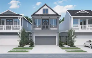 New construction Townhouse house 910A W 21St St, Houston, TX 77018 plan 1922 - image