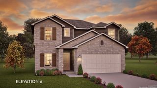 New construction Single-Family house 5218 Clarence Fld, Von Ormy, TX 78073 plan Blanco - image