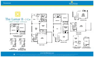 New construction Single-Family house 338 Dogvane Cir, Kyle, TX 78640 plan Lamar - image