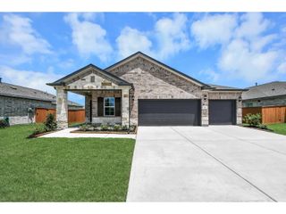 New construction Single-Family house 74 Leon Wy, Dayton, TX 77535 plan The Riviera C,  3-Car Garage - image