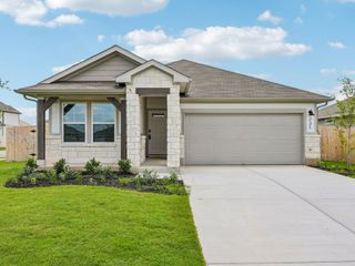 New construction Single-Family house 231 Red Tail Hawk Ln, Cedar Creek, TX 78612 plan The Hughes (841) - image