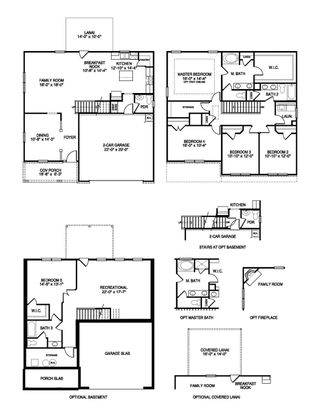 New construction  house 333 Hopewell Branch Ct, Smithfield, NC 27577 plan 2307 - image
