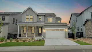 New construction Single-Family house 8864 Moonshimmer Trl, Littleton, CO 80125 plan 4052 Twilight Elevation A - Modern Farmhouse - image