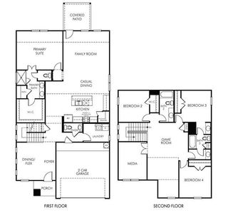 New construction Single-Family house 12030 Shining Lake Dr, Baytown, TX 77523 plan The Texoma (3L08) - image