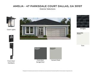 New construction Single-Family house 47 Parkdake Ct, Dallas, GA 30157 plan Amelia - image