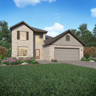 New construction Single-Family house 220 Ashley Branch Street, Magnolia, TX 77354 Larkspur II- photo