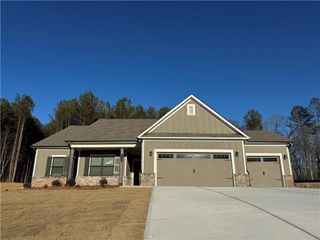 New construction Single-Family house 1139 Cherry Bark Ct, Loganville, GA 30052 plan (GA)Carson A 2 Front Entry - image