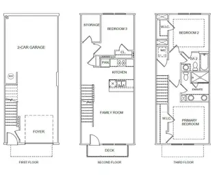 New construction Single-Family house 144 Pathfinder Pl, Chattanooga, TN 37405 plan Meridian A - image