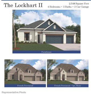 New construction Single-Family house 613 Bunchberry St, Fort Worth, TX 76247 plan The Lockhart II - image