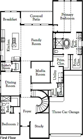 New construction house 21702 Lantana Berry Trl, Cypress, TX 77433 plan Giddings II - image