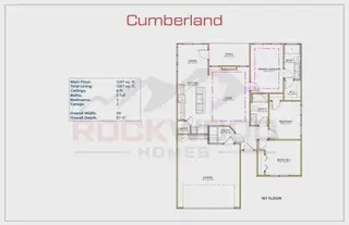 New construction Single-Family house 313 Galway Dr, Clarksville, TN 37042 plan Cumberland - image