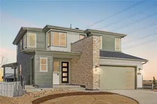 New construction Single-Family house 12107 Amplify Cir, Lone Tree, CO 80134 plan 3612 Layla Elevation C - Hip Slope Contemporary - image