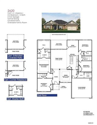 New construction Single-Family house 5345 Vinci Pl, Douglasville, GA 30135 plan Plan 2620 - image